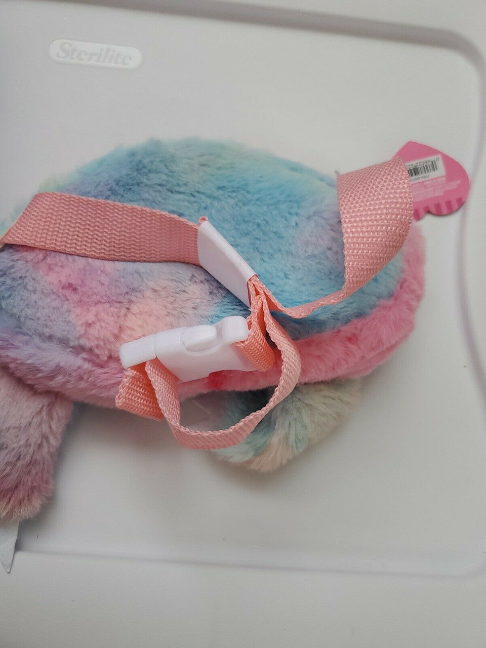 Sloth Rainbow Soft Plush Fanny Pack Waist Pouch Adjustable