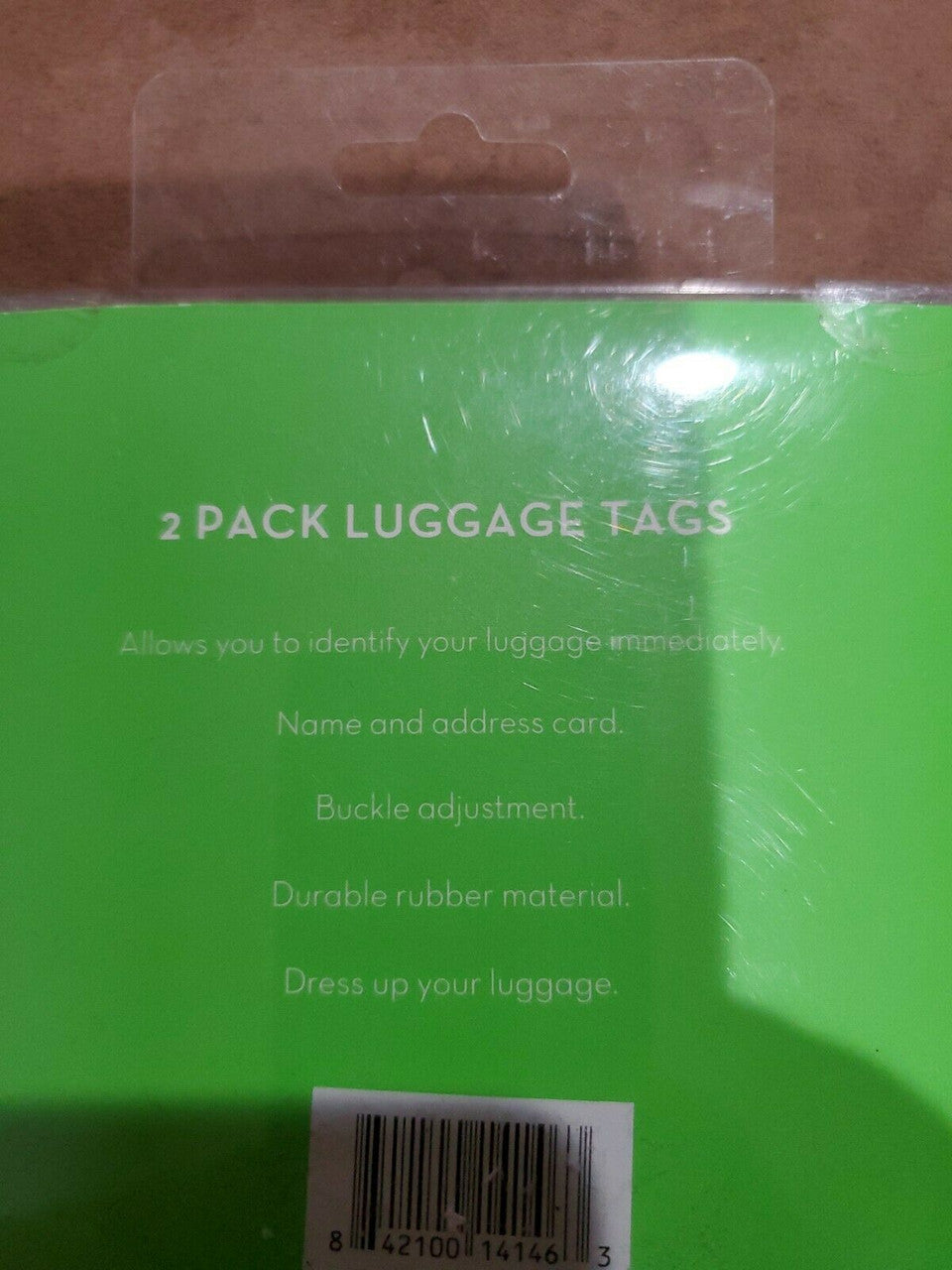 C WONDER 2 Pack of Luggage Travel Tags Pair