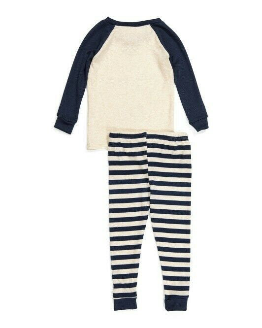 PJ ESSENTIALS Infant Boy Hacci 2pc Sleep Set 12M