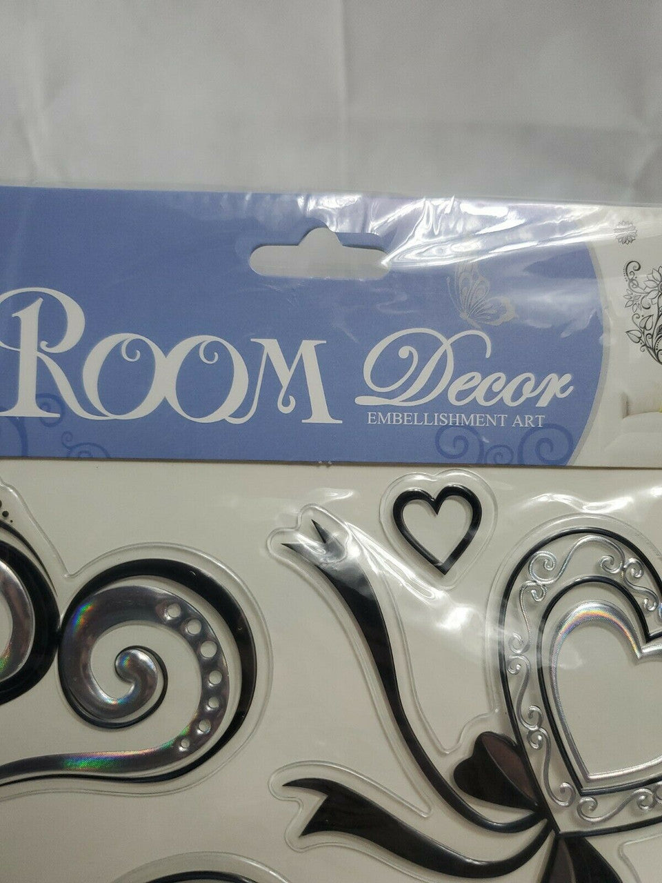 KBI DESIGNS Floral Wall Stickers Room Home Decor Removable LOT OF 3 PACKAGES