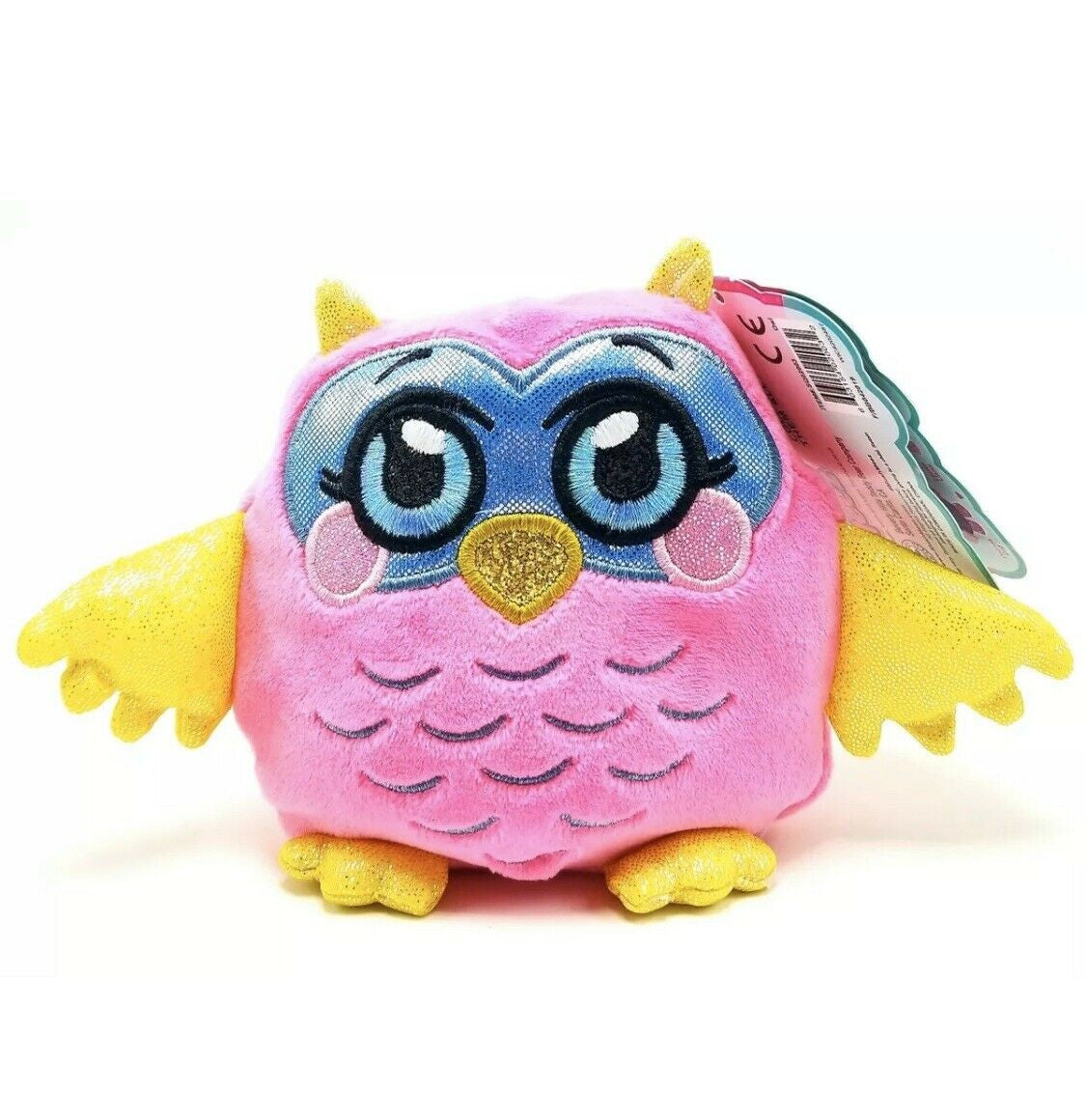 MushMeez Olivia Owl 6" Plus Squishy, Squeezamals, Mash, Stretch, Squeezable