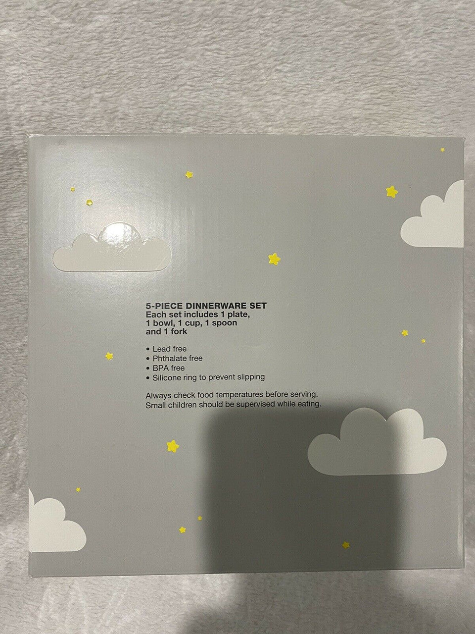 Baby 5 pc GIFT SET DINNERWARE Monkey Bananas Moon and Stars 6+ months