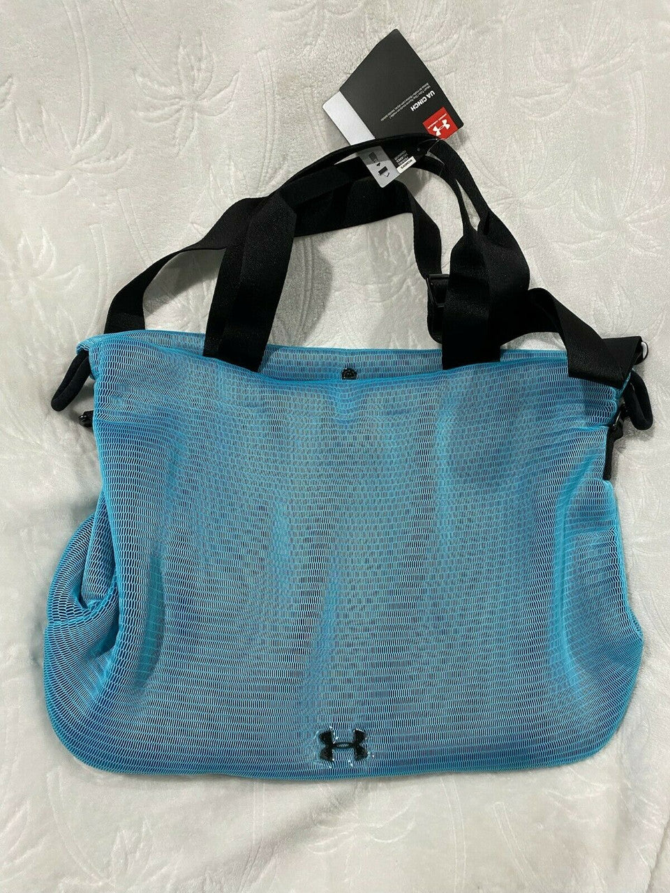 Under Armour Women Clinch Mesh Tote Venetian Blue / black One Size