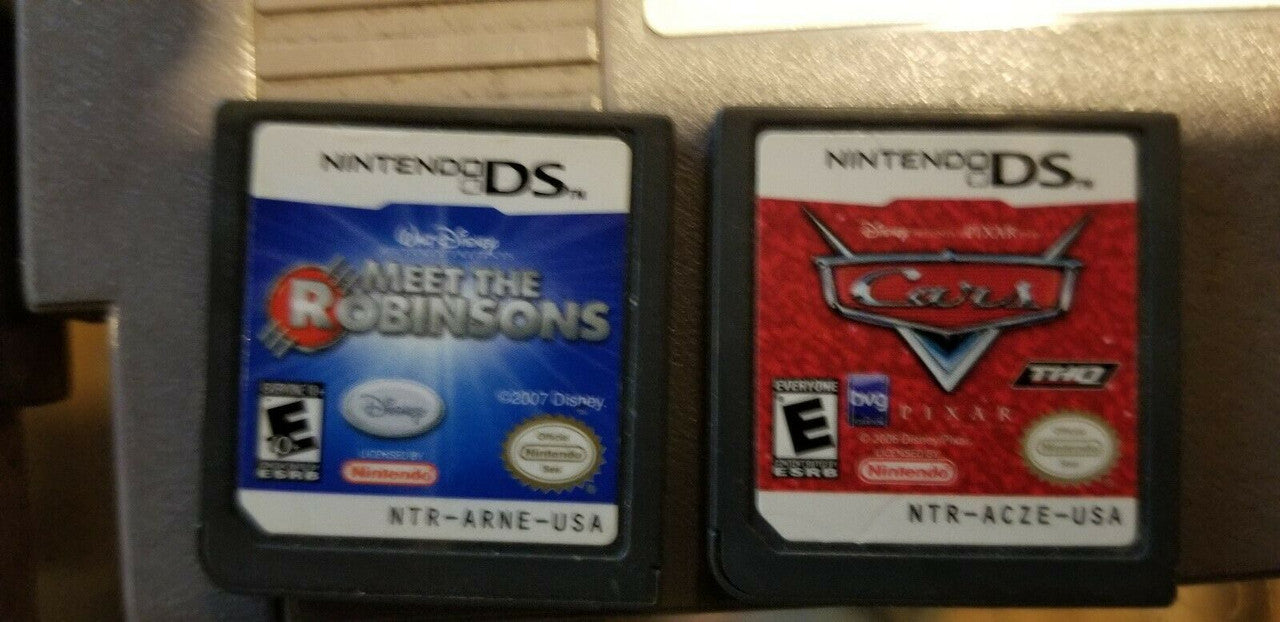 Lot of 4 RAD RACER SOCCER Nintendo DS CARS MEET ROBINSONS as is
