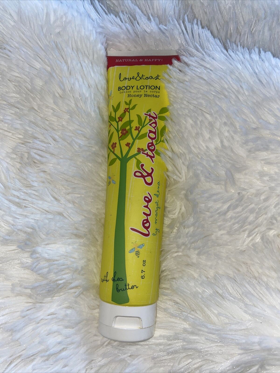 Love & Toast by Margot Elena Body Lotion Honey Nectar 6.7 oz Shea Butter