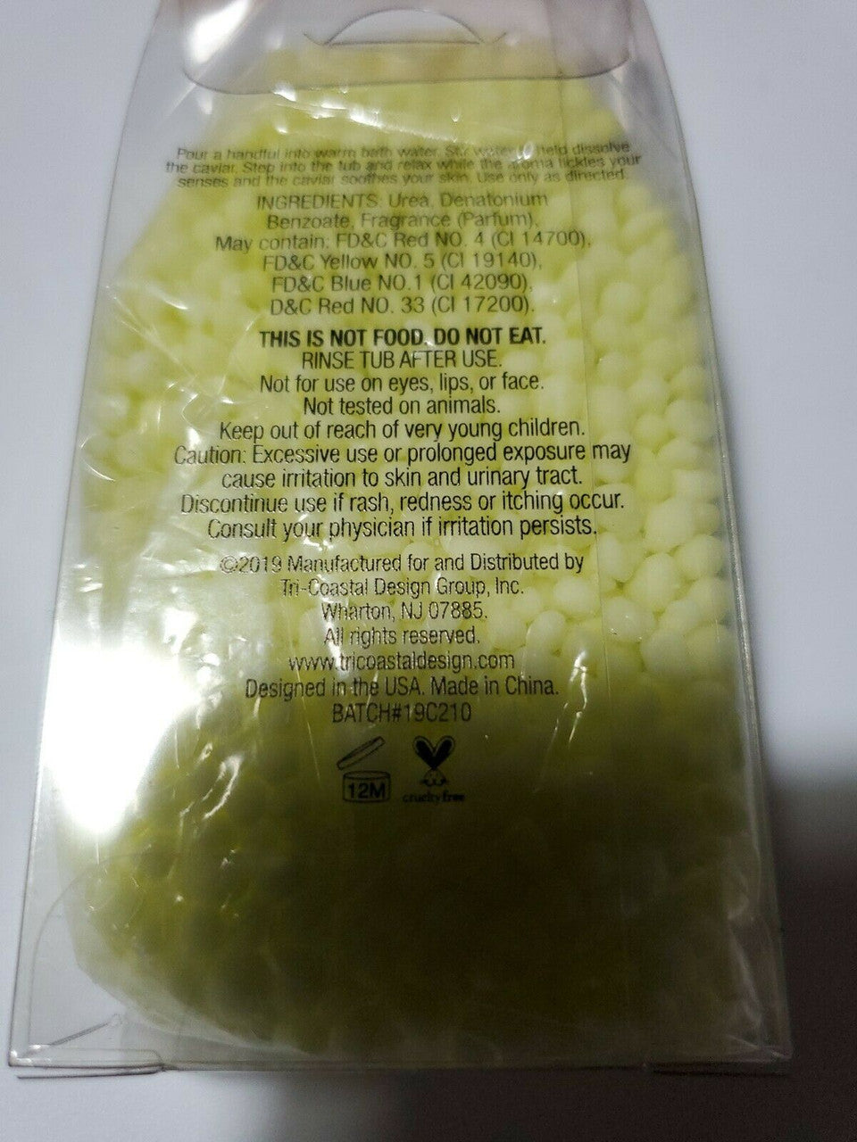 Simplepleasures KEY LIME SPRITZER bath crystals 2.11 oz Bath Beads Caviar