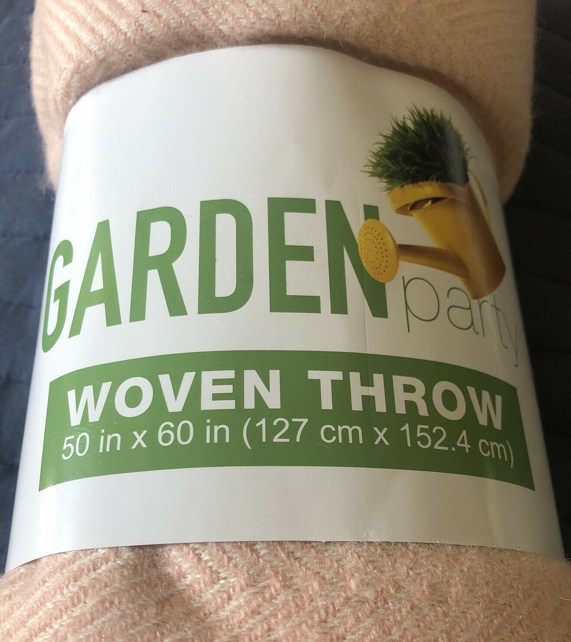 Garden Party Picnic Blanket Woven Throw 50" x 60"