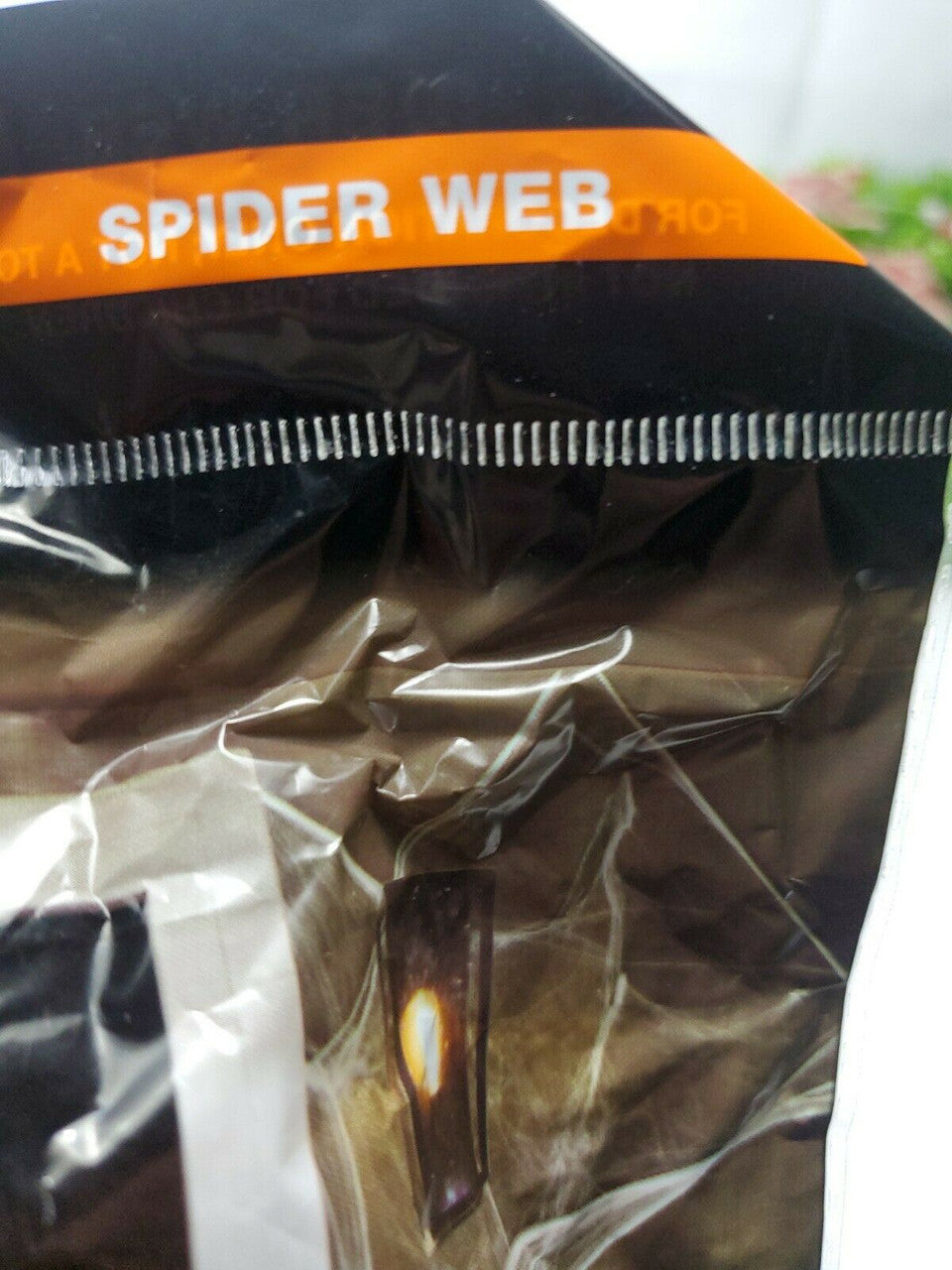 Halloween Spider Web Sticky Decorative White Happy Halloween Lot Of 3 Pack