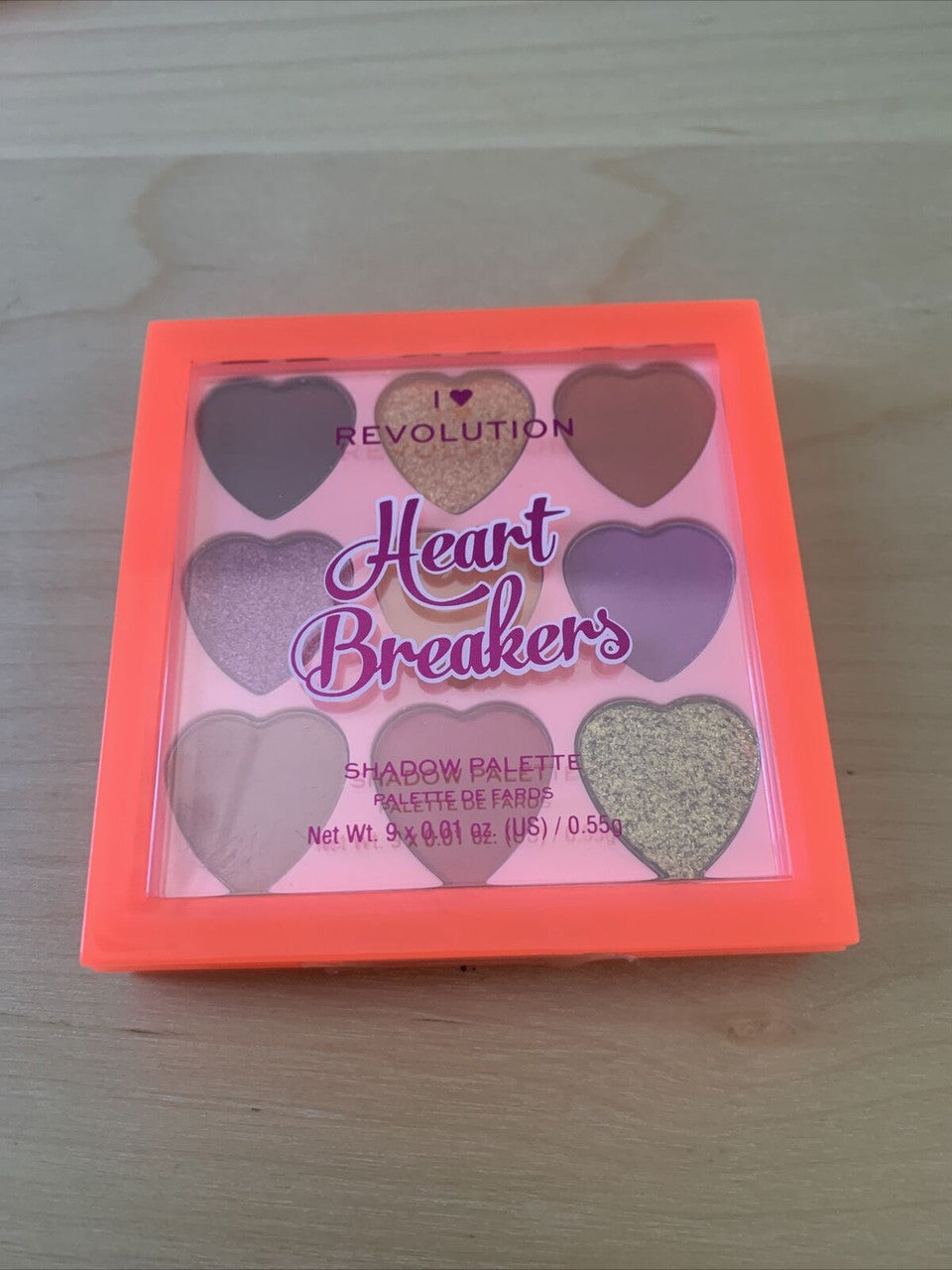 I heart Revolution Heart Breakers Fiery Eyeshadow Palette