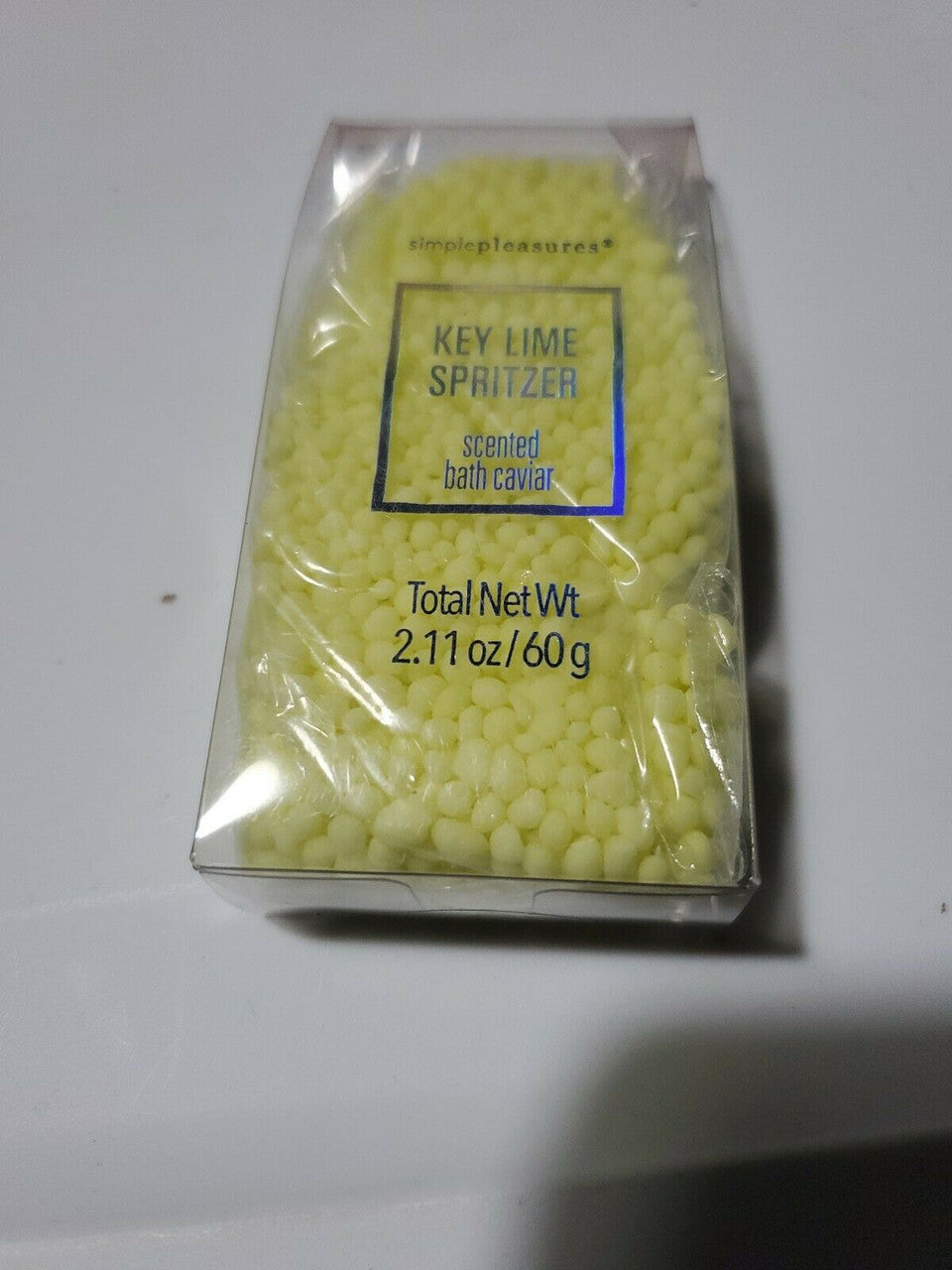 Simplepleasures KEY LIME SPRITZER bath crystals 2.11 oz Bath Beads Caviar