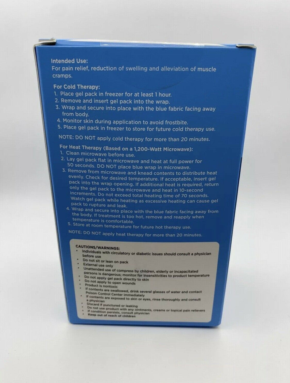 Neoprene Wrap with removable gel pack multi-purpose heat cold knee arm