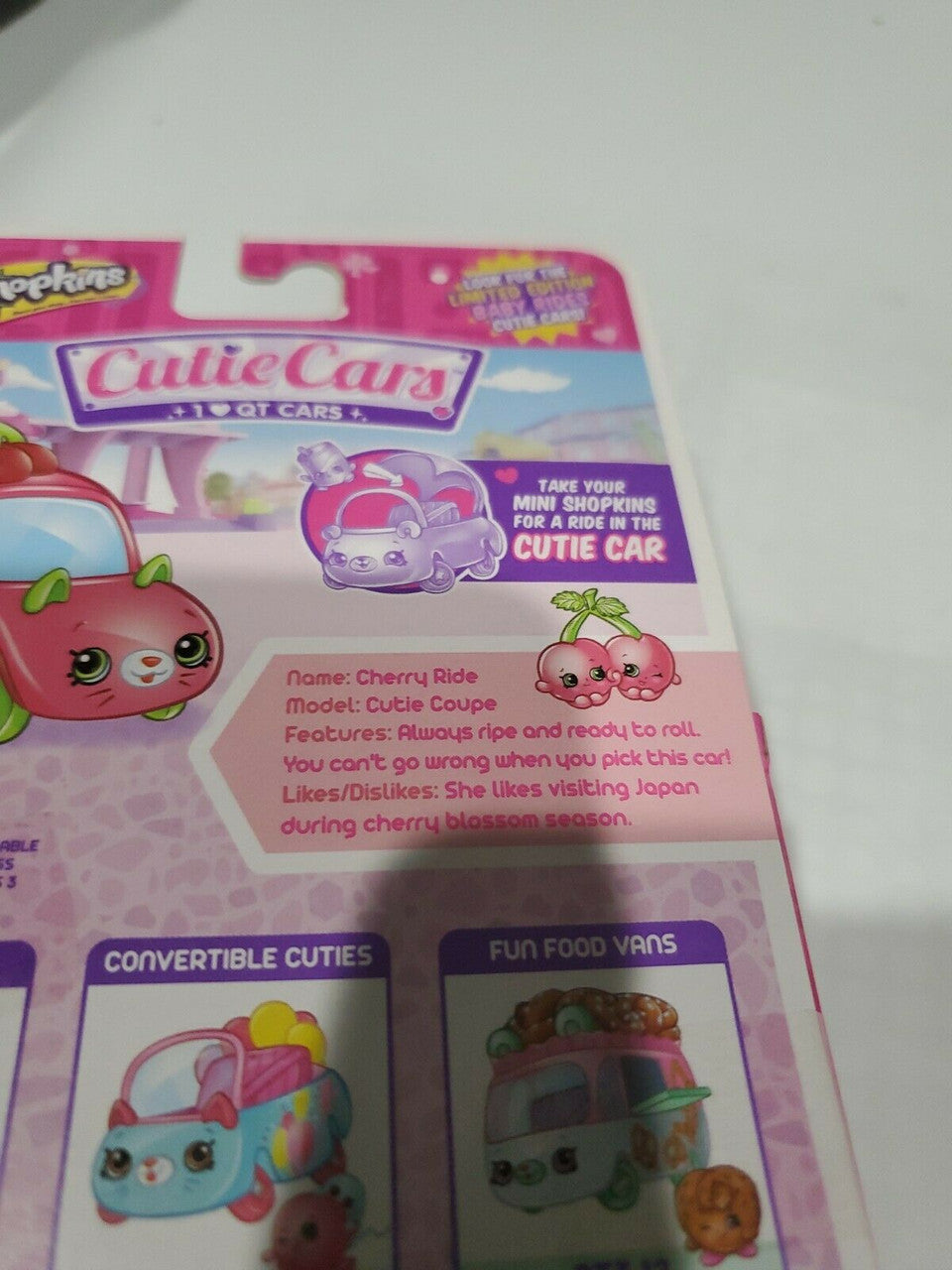 Shopkins Cutie Cars QT3-21 Cherry Ride Series 3