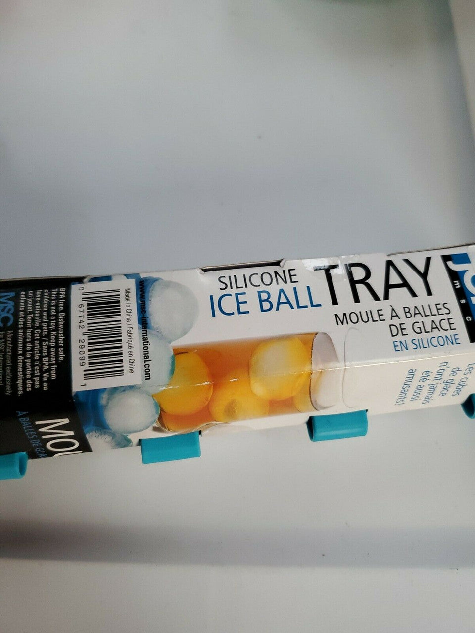 msc joie 4 Ice Balls silicone tray  BLUE
