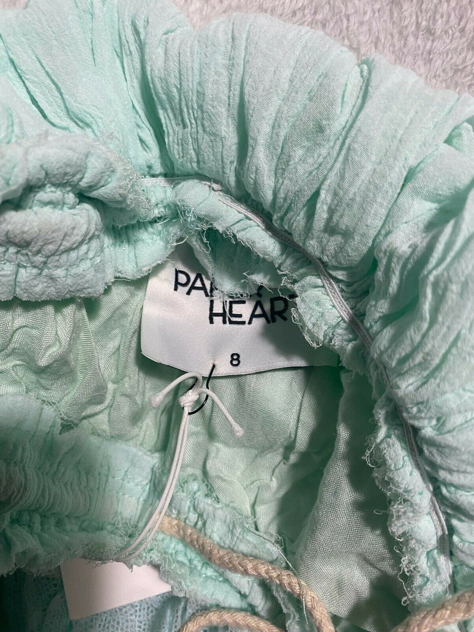 Paper Heart Australian Brand Juniors Mini Skirt Size 8 MINT beach ocean