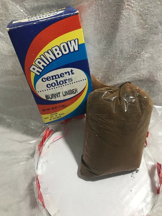 Rainbow Cement Colors 1LB Box BURNT AMBER