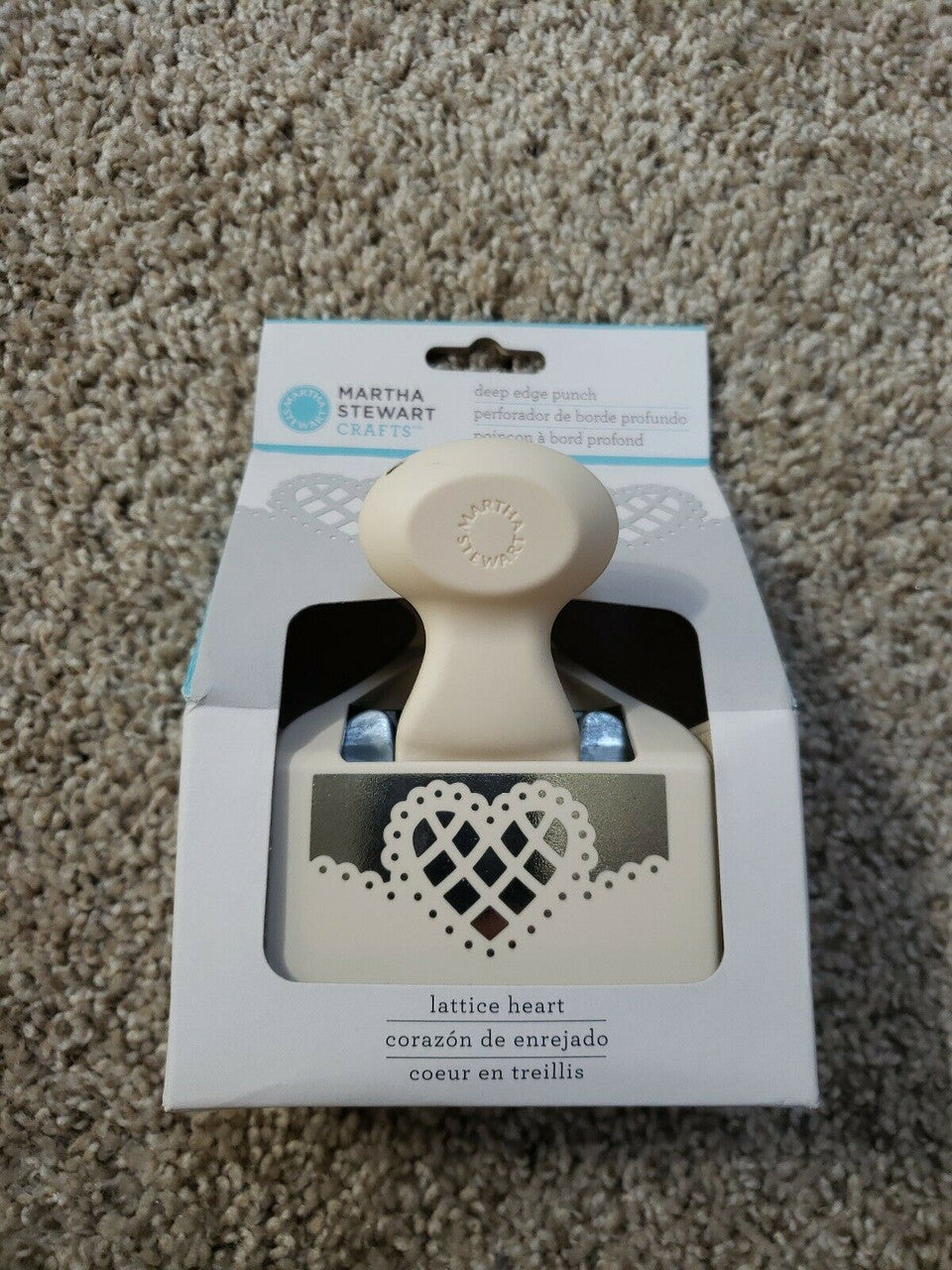 MARTHA STEWART Deep Edge Punch, HEART SCALLOP LATTICE Retired, BORDER