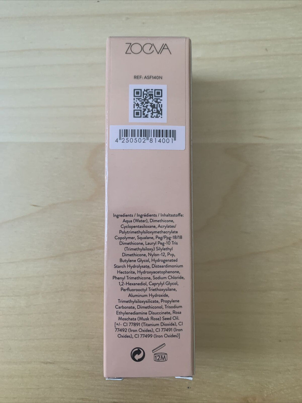 ZOEVA  Skin Natural Luminous Foundation 140N Energetic *368
