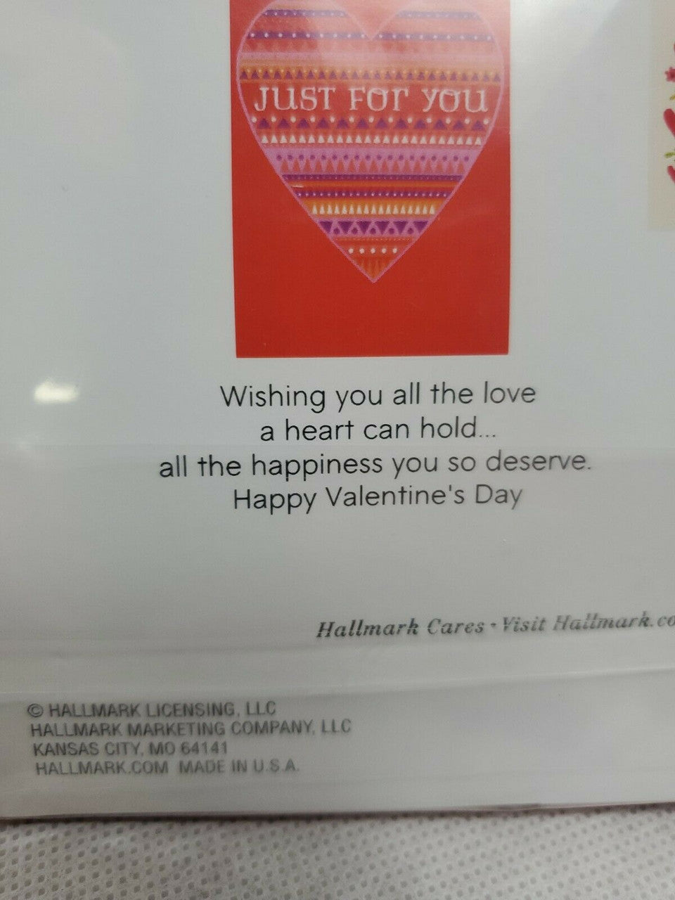 Hallmark Valentine's Day Cards Four Variety Packs (24 Cards)Lot of 4 packages