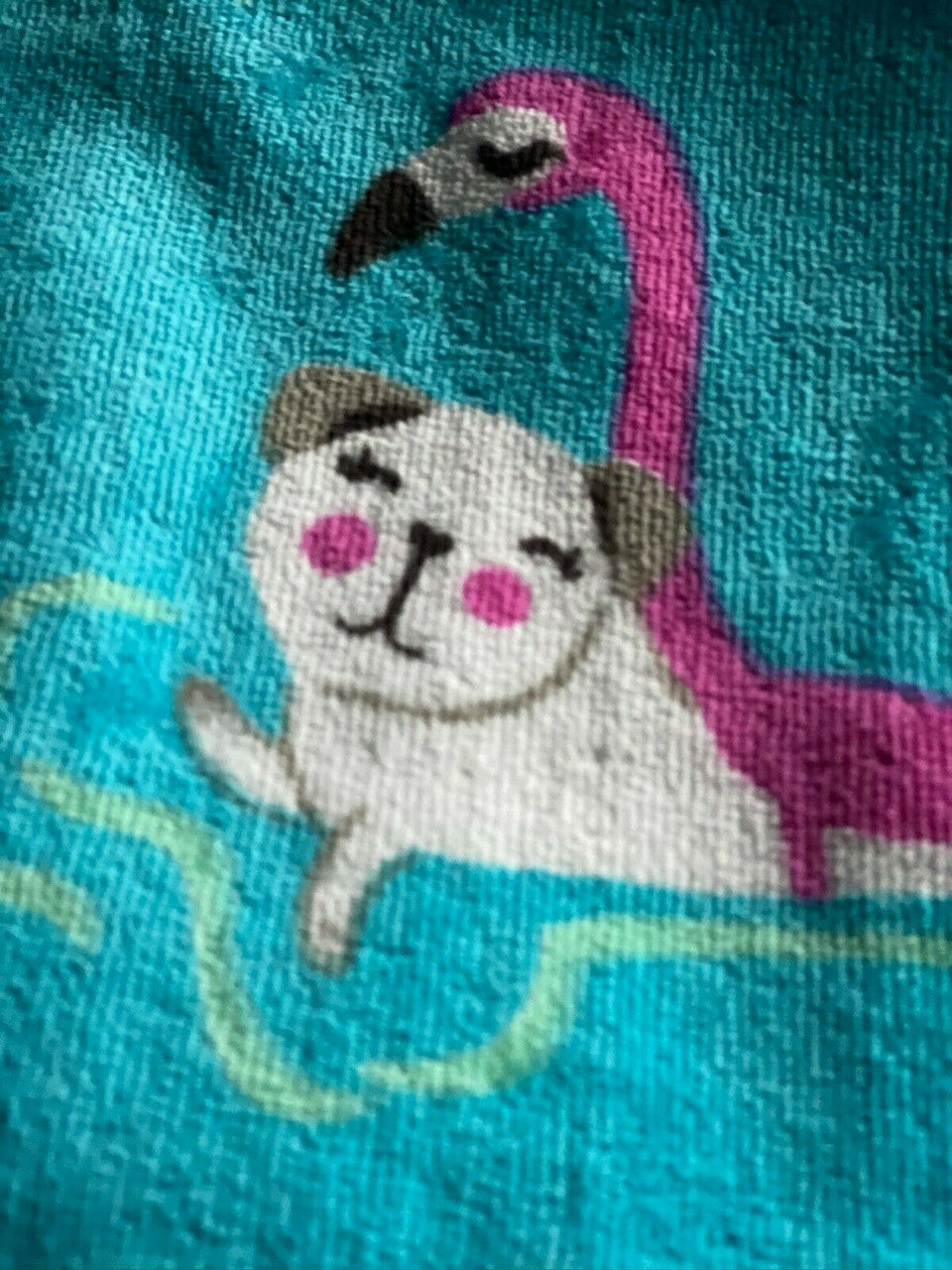CYNTHIA ROWLEY Pool Pups Beach Towel 36" x 68" large
