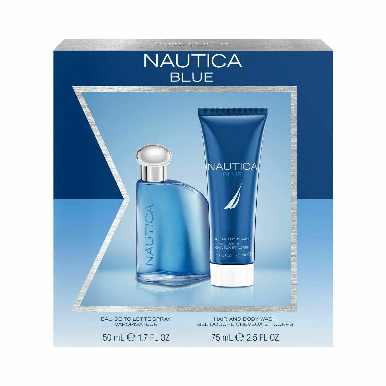 Nautica Blue Sail 2pc Set -1.7oz Eau De Toillette + 6.0 oz Body Spray