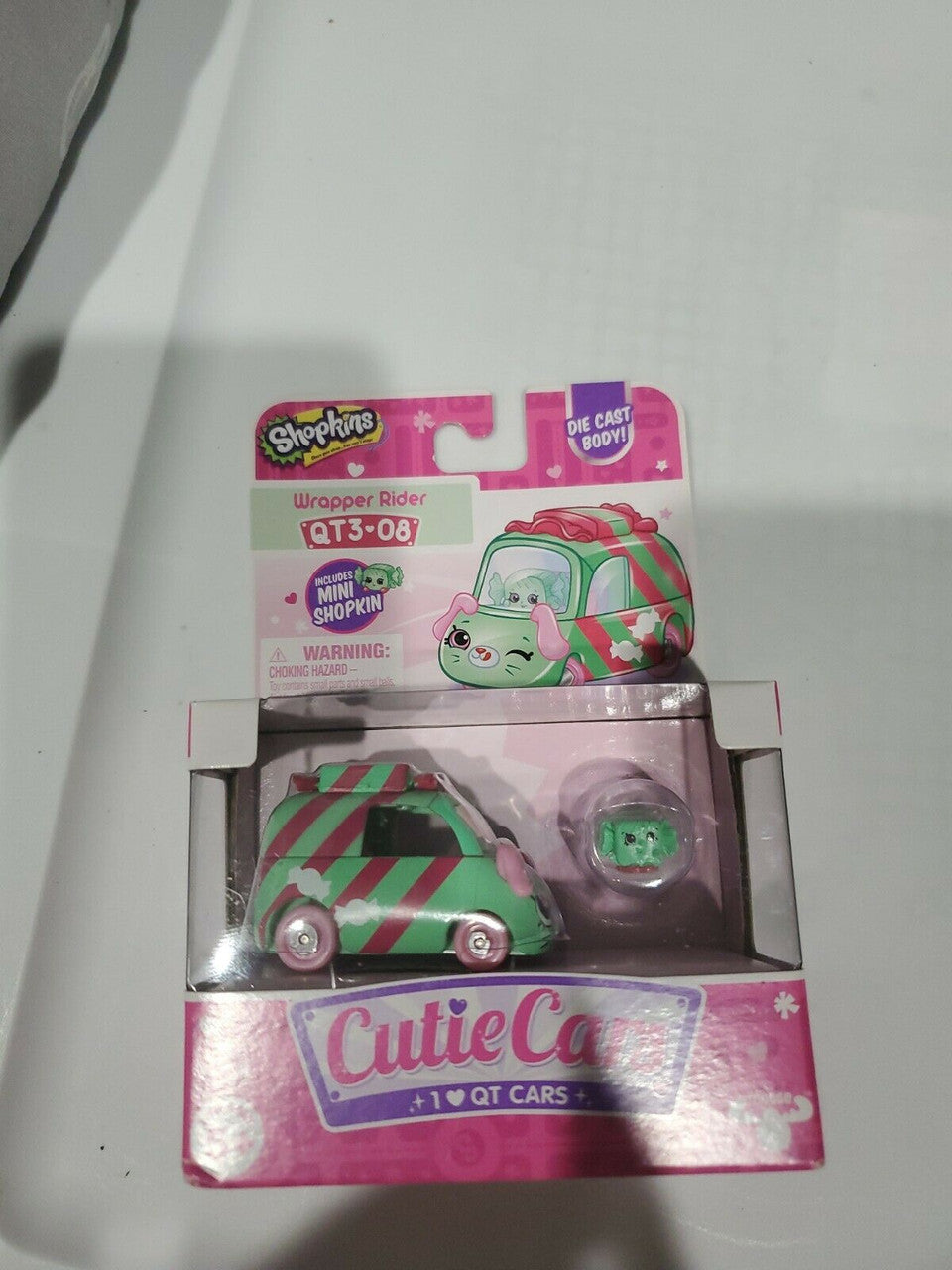 Shopkins Cutie Cars QT3-08 Wrapper Rider Series 3