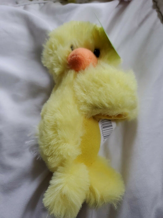 Stuffed Animal FLUFFY DUCK WRAP 3+ 5.5 inches  14 cm Happy