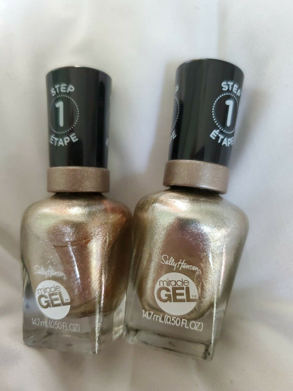 SALLY HANSEN MIRACLE GEL NAIL POLISH  "GAME OF CHROMES"  #149 LOT OF 2