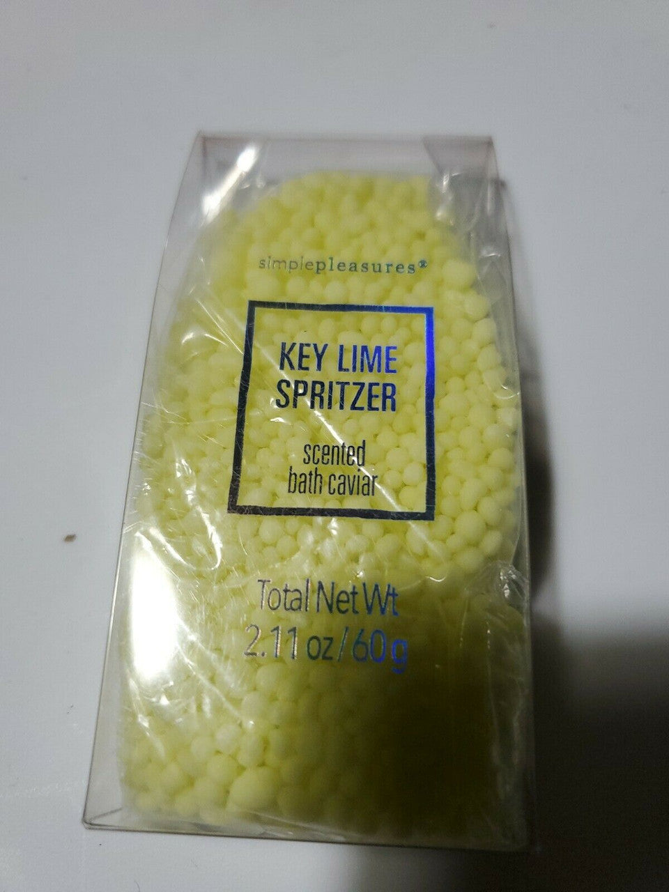 Simplepleasures KEY LIME SPRITZER bath crystals 2.11 oz Bath Beads Caviar