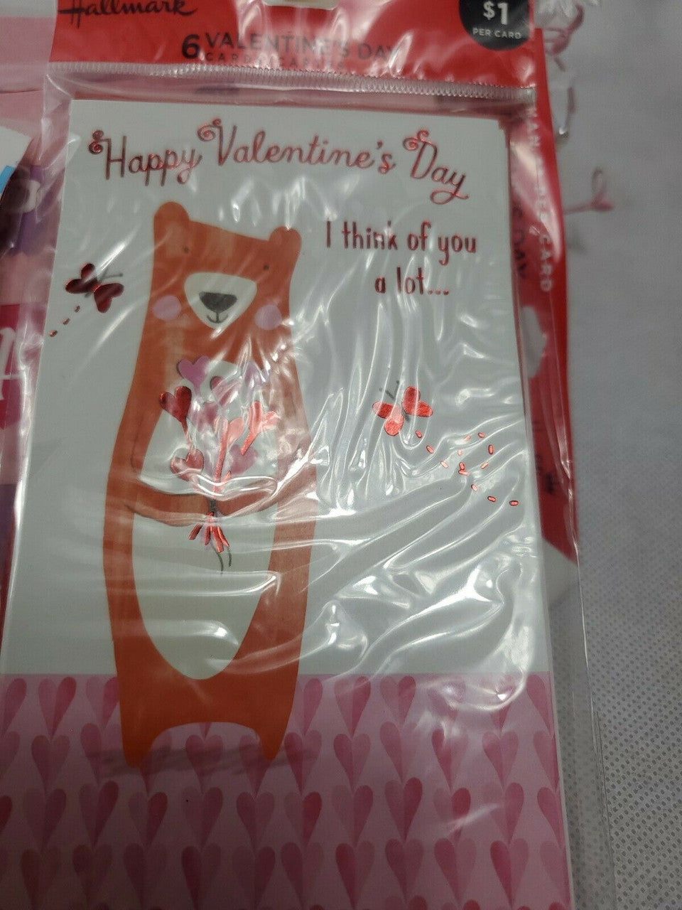Hallmark Valentine's Day Cards Four Variety Packs (24 Cards)Lot of 4 packages