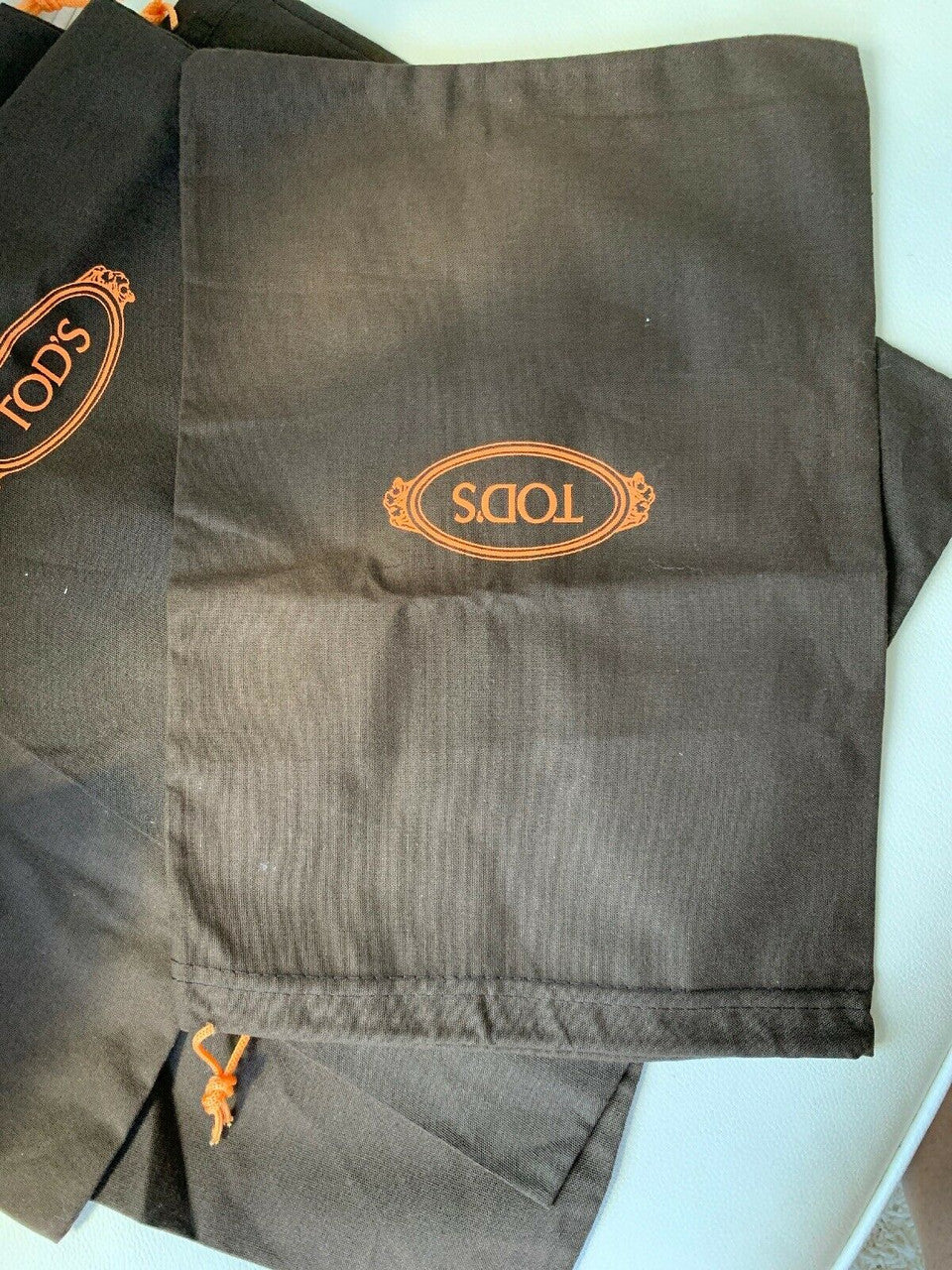 2 Pcs TOD'S DUST BAG Sleeper Storage Pouch Duster Protector SHOES BAG