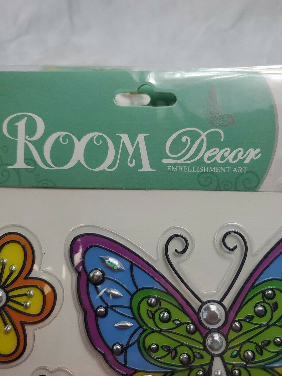 KBI DESIGNS Floral Wall Stickers Room Home Decor Removable LOT OF 10 PACKAGES