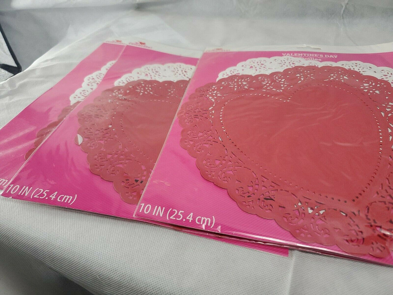 Way To Celebrate It 36 Paper Valentine’s Day Doilies Embellishments 10 inches