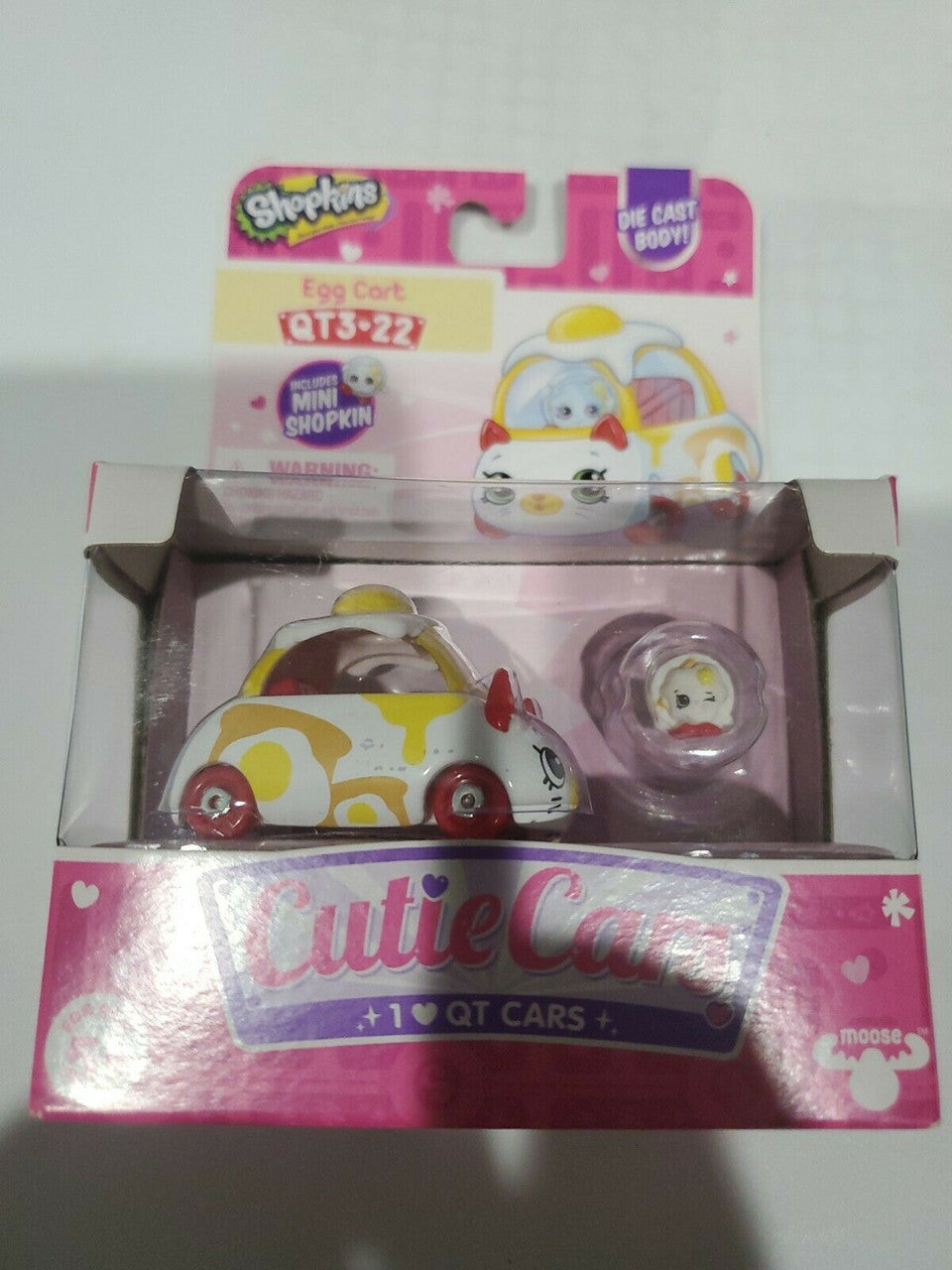 Shopkins Cutie Cars QT3-22 Egg Cart Series 3