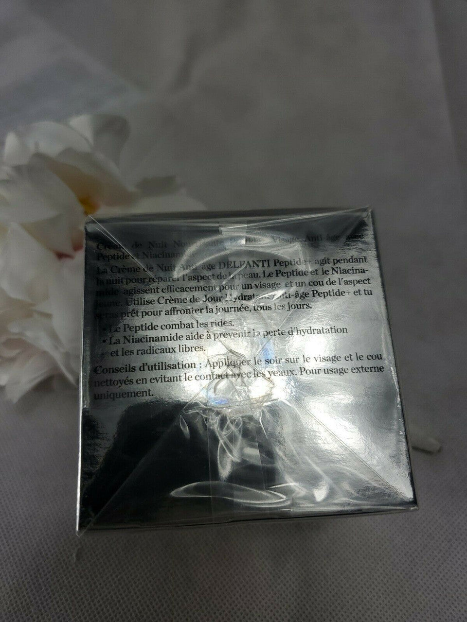 DEFANTI Peptide+ Anti-Aging Nourishing Night Cream with Niacinamide. 1.7oz