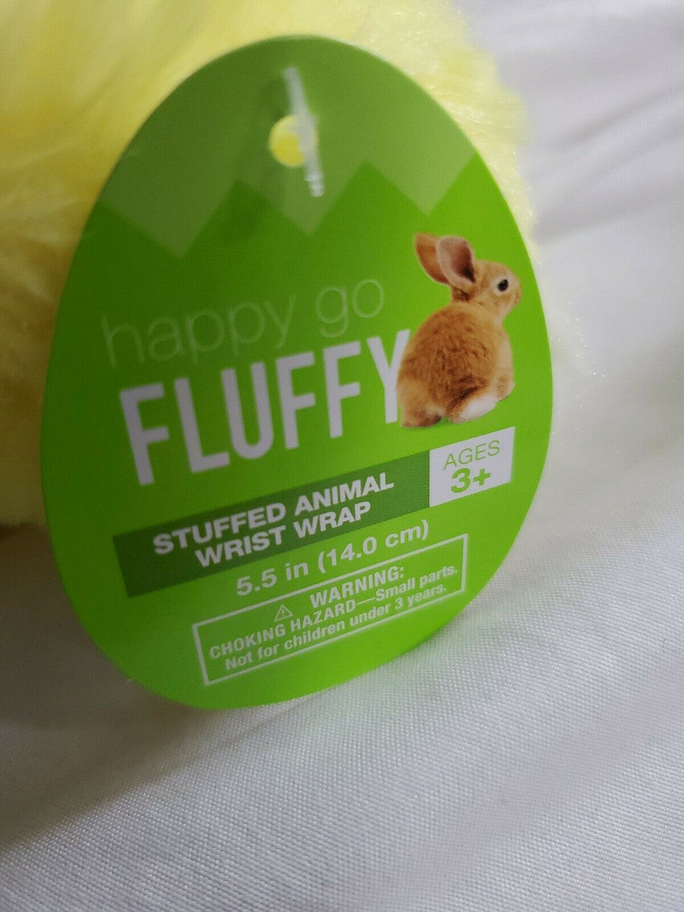 Stuffed Animal FLUFFY DUCK WRAP 3+ 5.5 inches  14 cm Happy