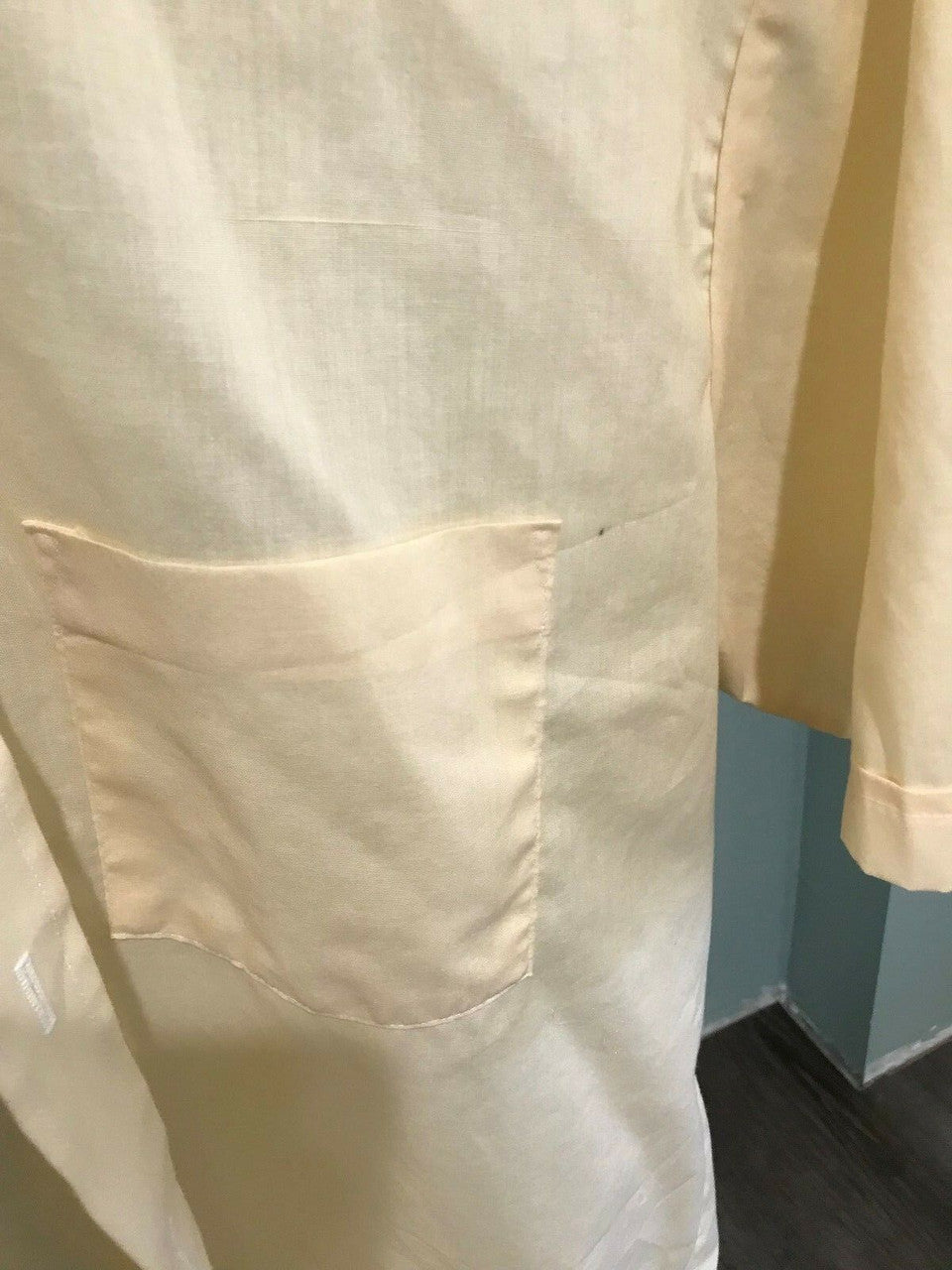 vintage 70s ANDERSON LITTLE light yellow short sleeve SHIRT 17 11 49 Large?