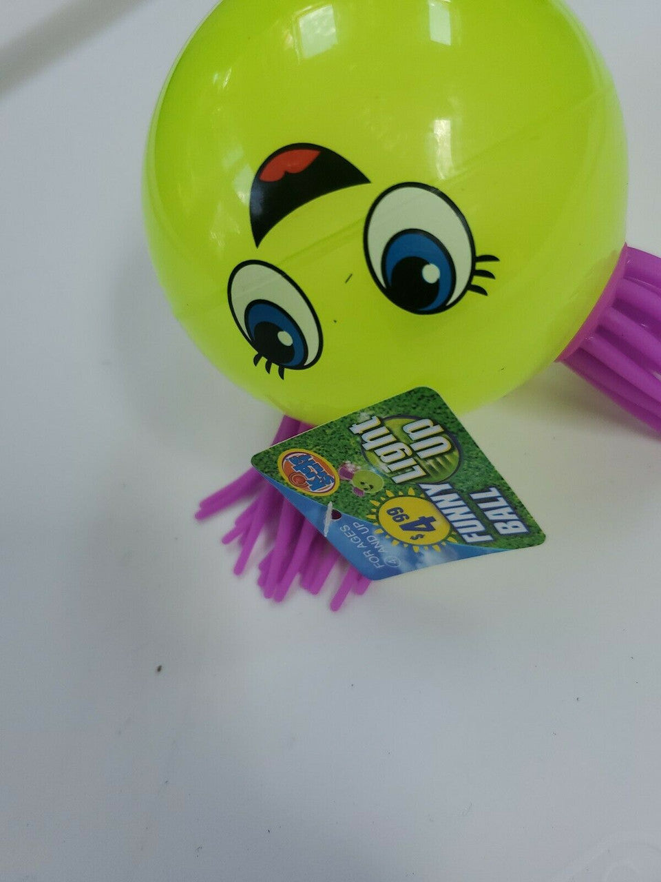 Bouncing Color Funny Ball Bouncy Ball Child Elastic Rubber Funny Toys Light Up