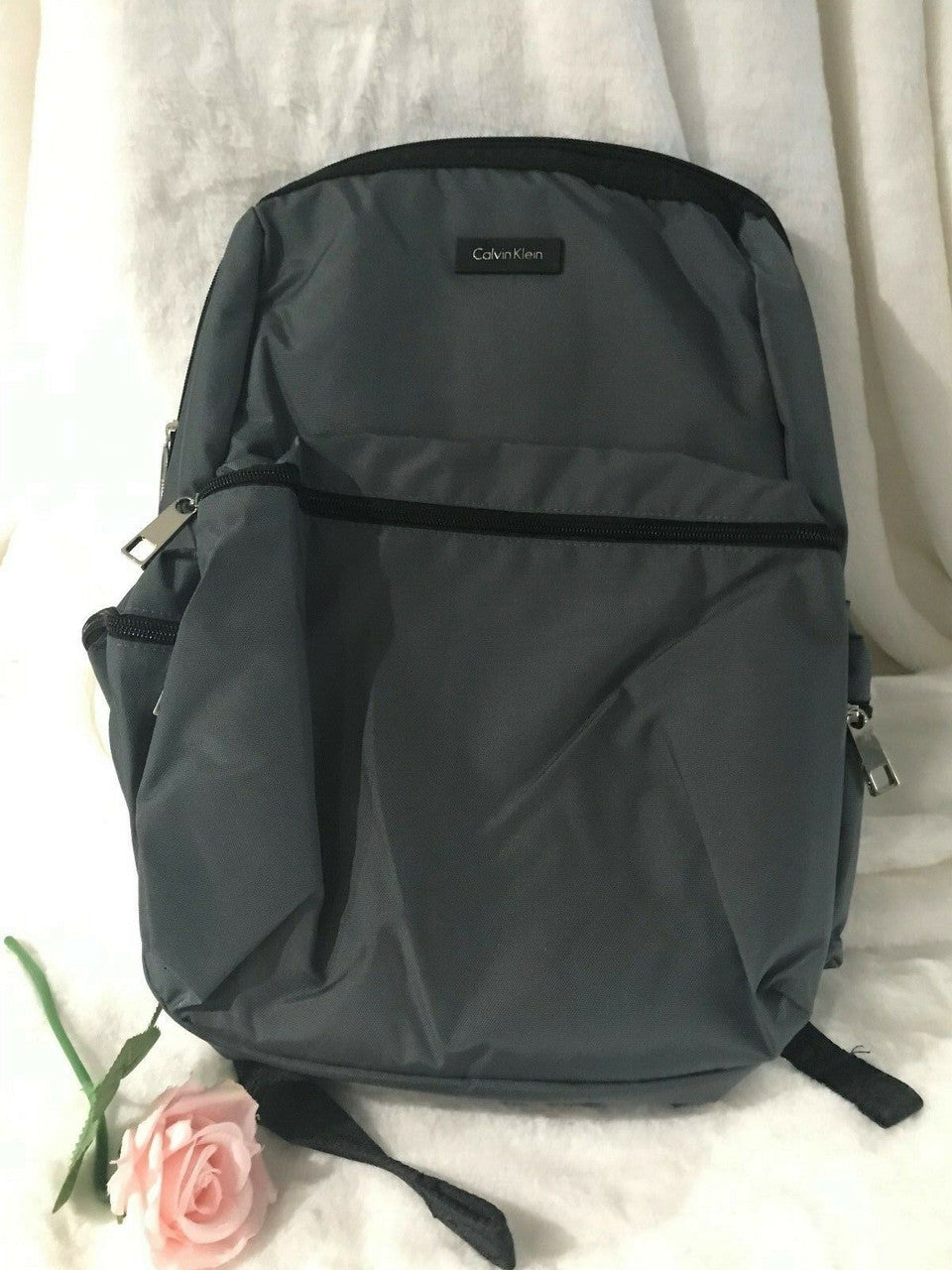 Calvin Klein Backpack Organizer Laptop Mobile Devices Pockets Bag