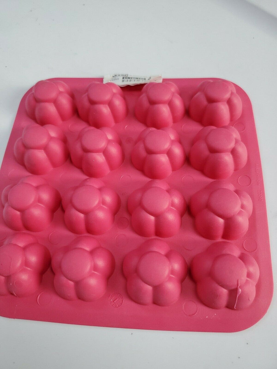 IKEA Flower Ice Cube Tray Mold 16 Cavity Pink. Used