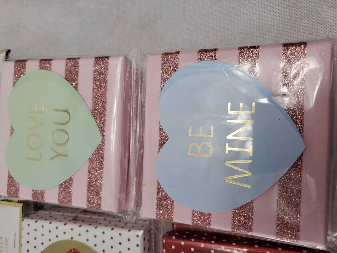 Gift Card Holder Box Lot of 8 for Birthday Valentines Holiday 4in×4in boxes