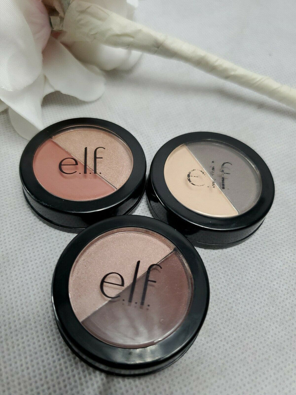 E.l.f. Eyeshadow Duo Set with 3 eyeshadow duos 6 shades new with out packing