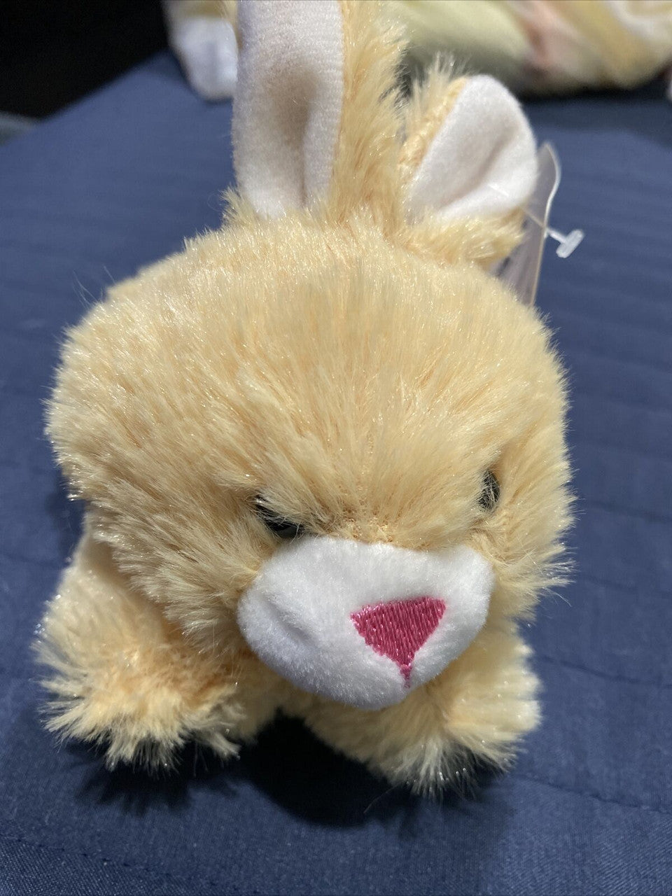 Small Stuffed Beige Bunny