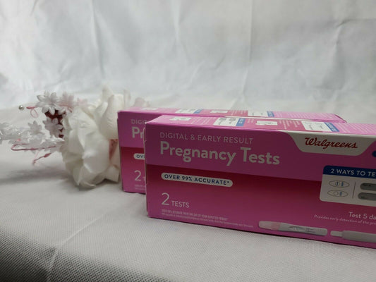 WALGREENS DIGITAL PREGNANCY TEST-2 TESTS IN BOX EXP 11/30/2023 Lot 2 packages