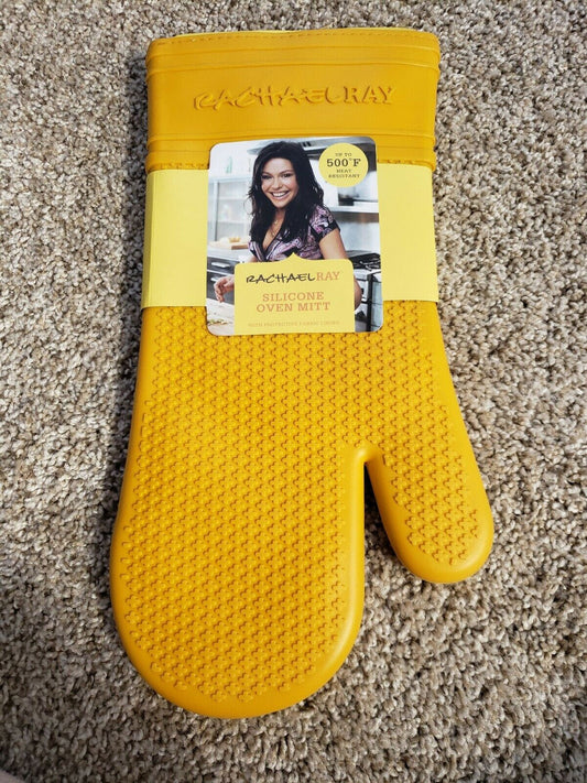 Oven Mitt by Rachael Ray Silicone Professional Quality Yellow