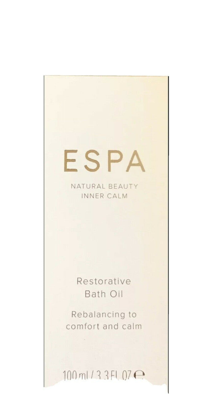 ESPA Fitness Bath Oil Deeply Warming to Soothe Tired Muscles 3.3 fl.oz. 100 ml.