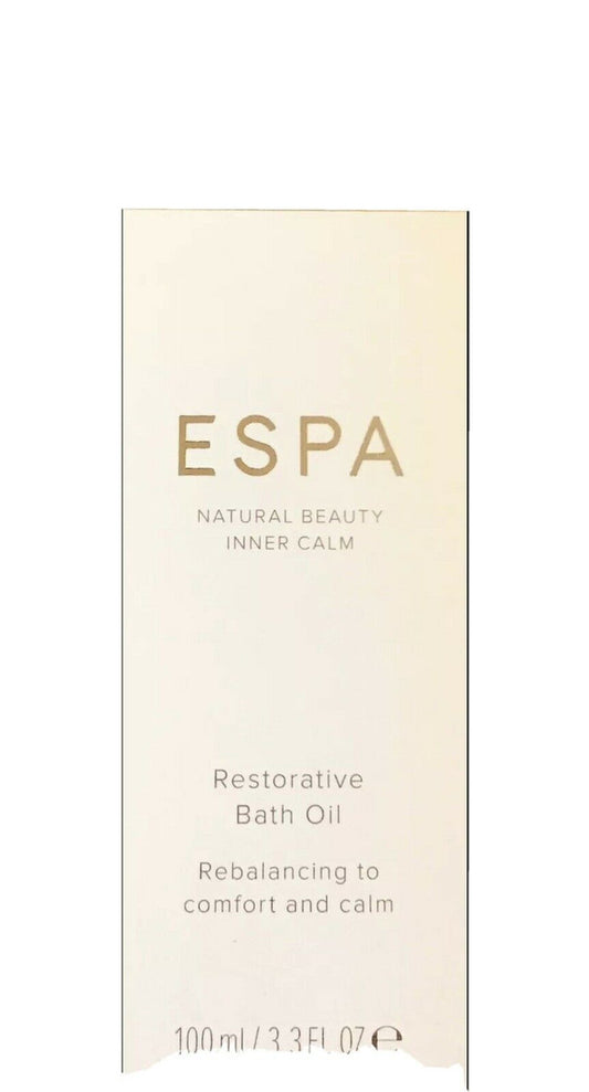 ESPA Fitness Bath Oil Deeply Warming to Soothe Tired Muscles 3.3 fl.oz. 100 ml.