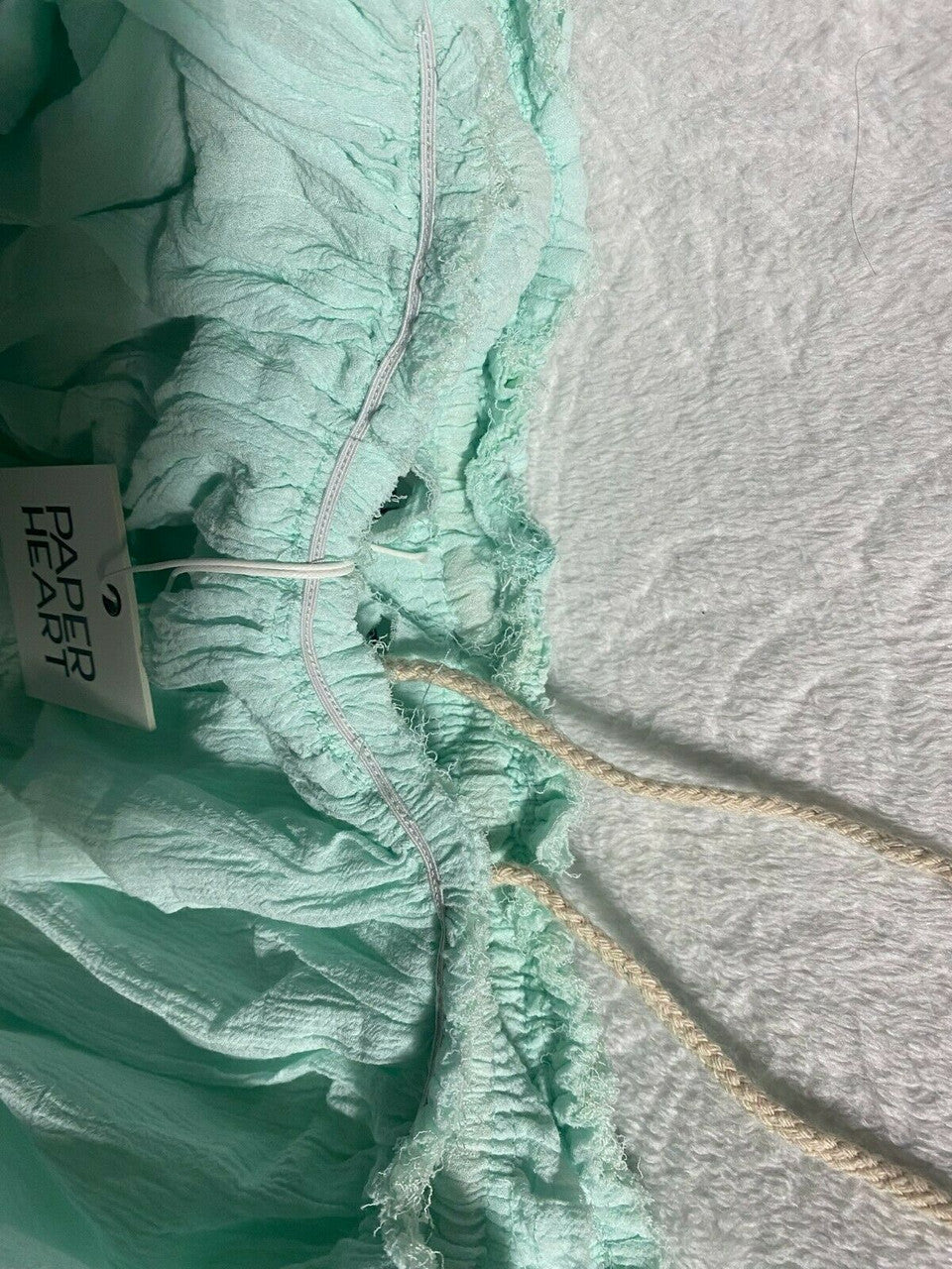 Paper Heart Australian Brand Juniors Mini Skirt Size 8 MINT beach ocean