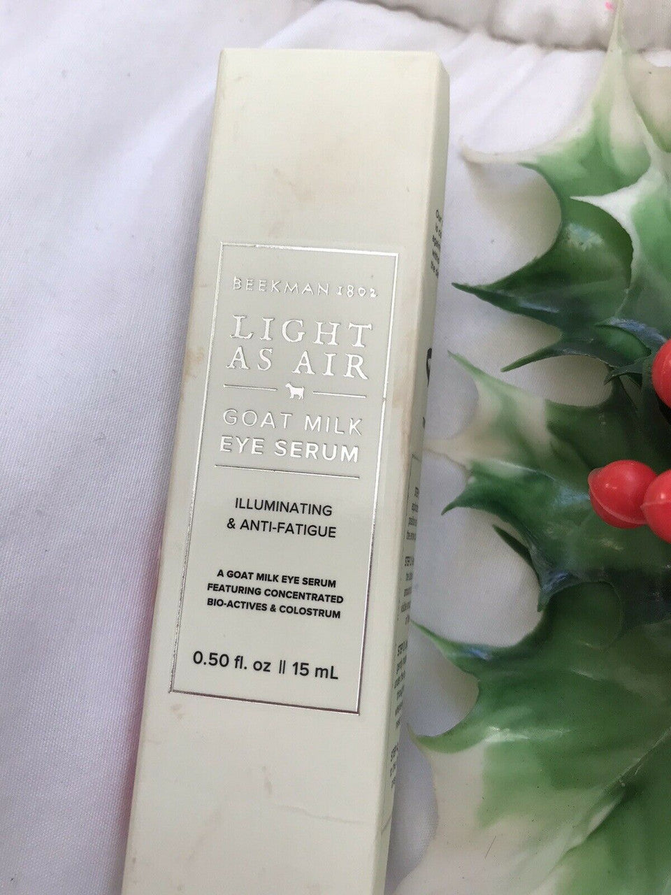 Beekman 1802 Goats Milk Light As Air Eye Serum .50 fl oz 15 mL Illuminating