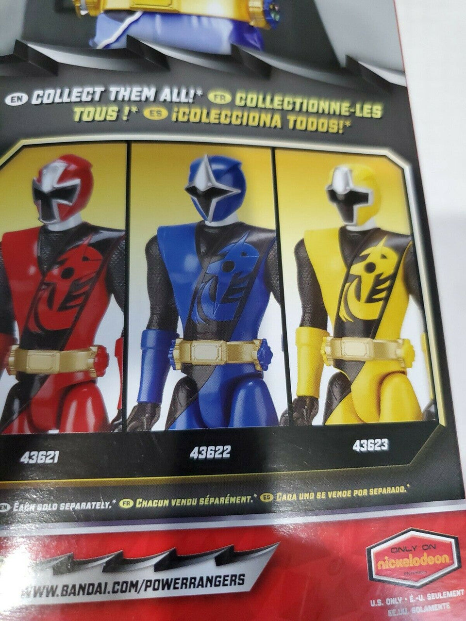 Power Rangers Ninja Steel Blue Ranger 12" Action Figure 2016  Bandai SCG Toy