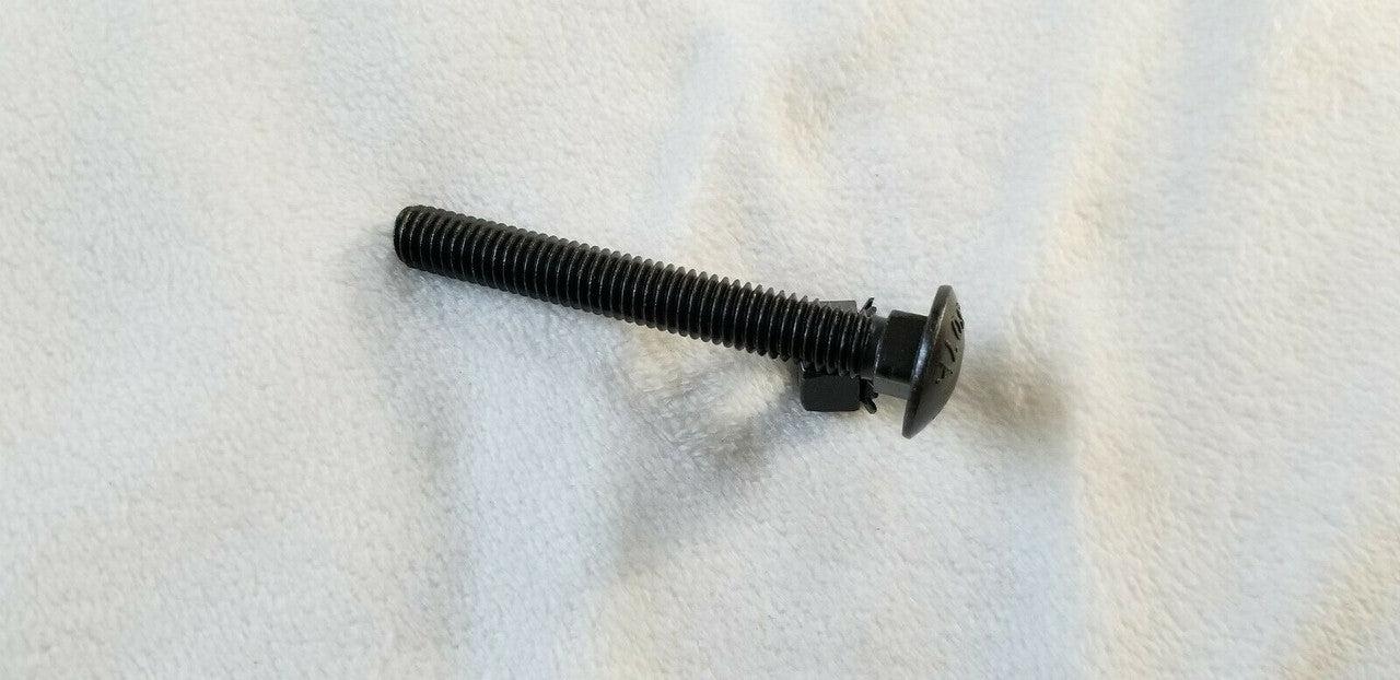 3/8" x 3" Black Carriage Bolt & Nut Lot of 25 screws heavy duty galvanized